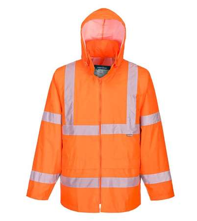 Image de VESTE DE PLUIE HV H440 PVC CL3 ORANGE FLUO TM