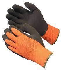 Image de GANTS HIVER 41-1400 G-TEK ENDUIT LATEX NOIR/ORANGE T7
