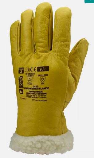 Image de GANTS ISLANDE CUIR FOURRE LONG 2489 T09