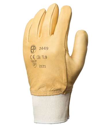 Image de GANTS 2448 CUIR FLEUR HYDROFUGE cdt 10p BEIGE T08