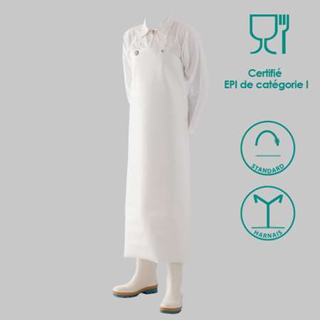 Image de TABLIER DELTA PU 90X115 BLANC