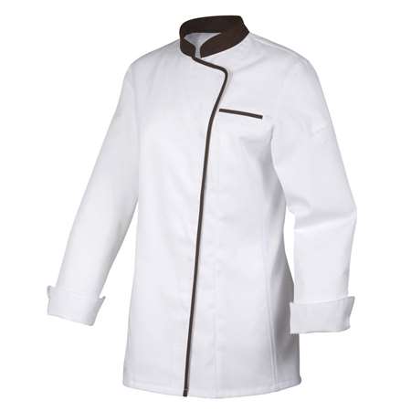 Image de VESTE CUISINE EXPRESSION ML F BLANC/NOIR T5