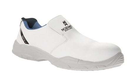 Image de MOCASSIN SECU BRICE PLUS AVEC SEMELLE REFLEX BLANC P42