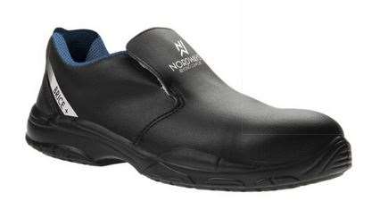 Image de MOCASSIN SECU BRICE PLUS AVEC SEMELLE REFLEX NOIR P46