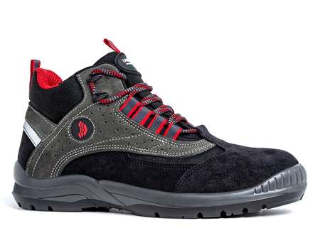 Image de CHAUS SECU HAUTES VELOURS SAMBA CUIR S3 SRC GRIS/NOIR P43