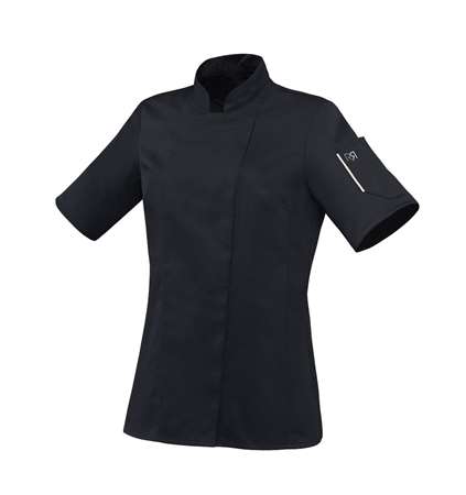 Image de VESTE CUISINE UNERA PC MC F NOIR T3