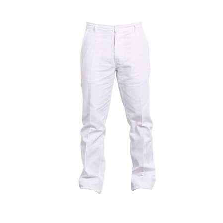 Image de PANTALON COTON POCHE METRE 01A110 BLANC T44
