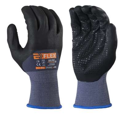 Image de GANTS EPICG003 E-FLEX NITRILE 3/4 PICOTS T08