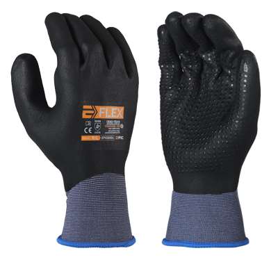 Image de GANTS EPICG004 E-FLEX NITRILE TOTAL PICOTS T10