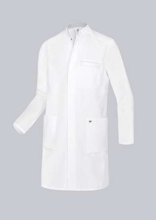 Image de BLOUSE MEDECIN 1747-684 CPE ML H BLANC T52
