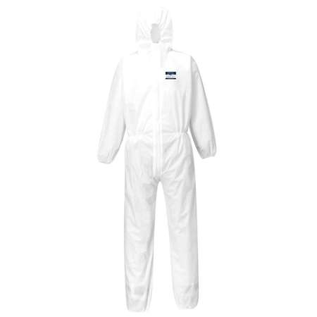 Image de COMBI JETABLE ST30 SMS A CAPUCHE CATIII TYPE5/6 BLANC TXXL