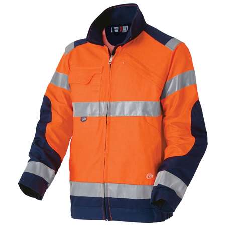 Image de BLOUSON HV 2818 LUKLIGHT ORANGE/ GRIS CHARCOAL TS
