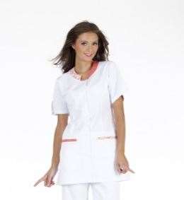 Image de TUNIQUE LALIE PC MC BLANC/SWEETY/FLEURS T3