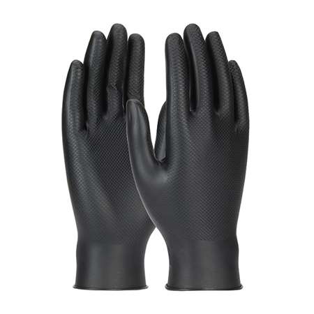 Image de GANTS 246BK GRIPPAZ NITRILE NON POUDRES ECAILLE T7