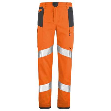 Image de PANTALON HV 1HVN3PI ORANGE/CHARCOAL EJ80+5 T3/L