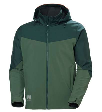 Image de SOFTSHELL 74290 OXFORD VERT/VERT FONCE T2XL
