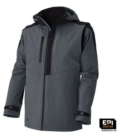 Image de VESTE 0133 PREVENTISTE GRIS/NOIR TXL